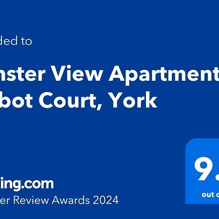 Minster View Apartment At Talbot Court, Йорк Екстериор снимка